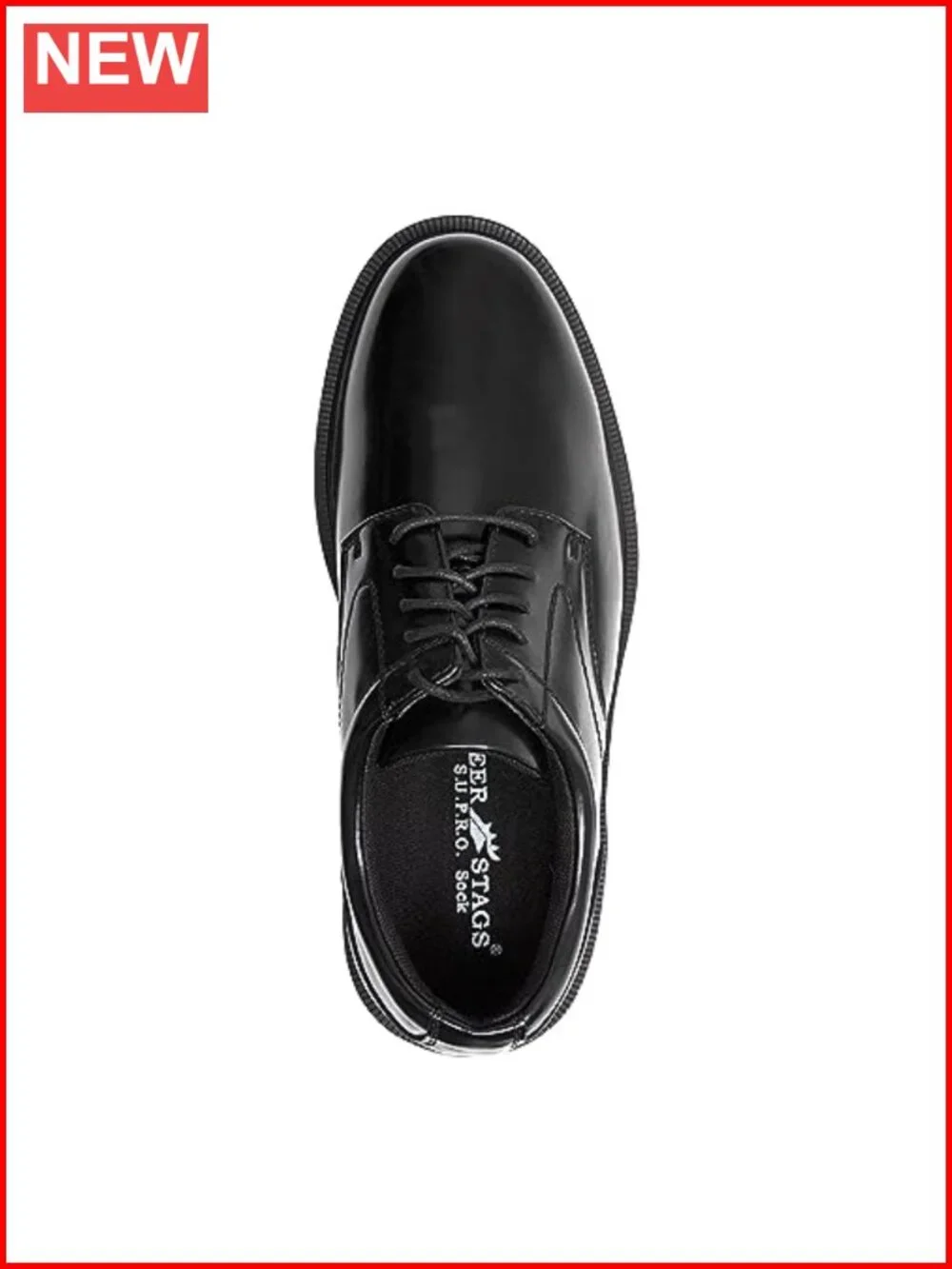 Plain-Toe Oxford with Padded Collar, Mesh Lining, Comfort Insole